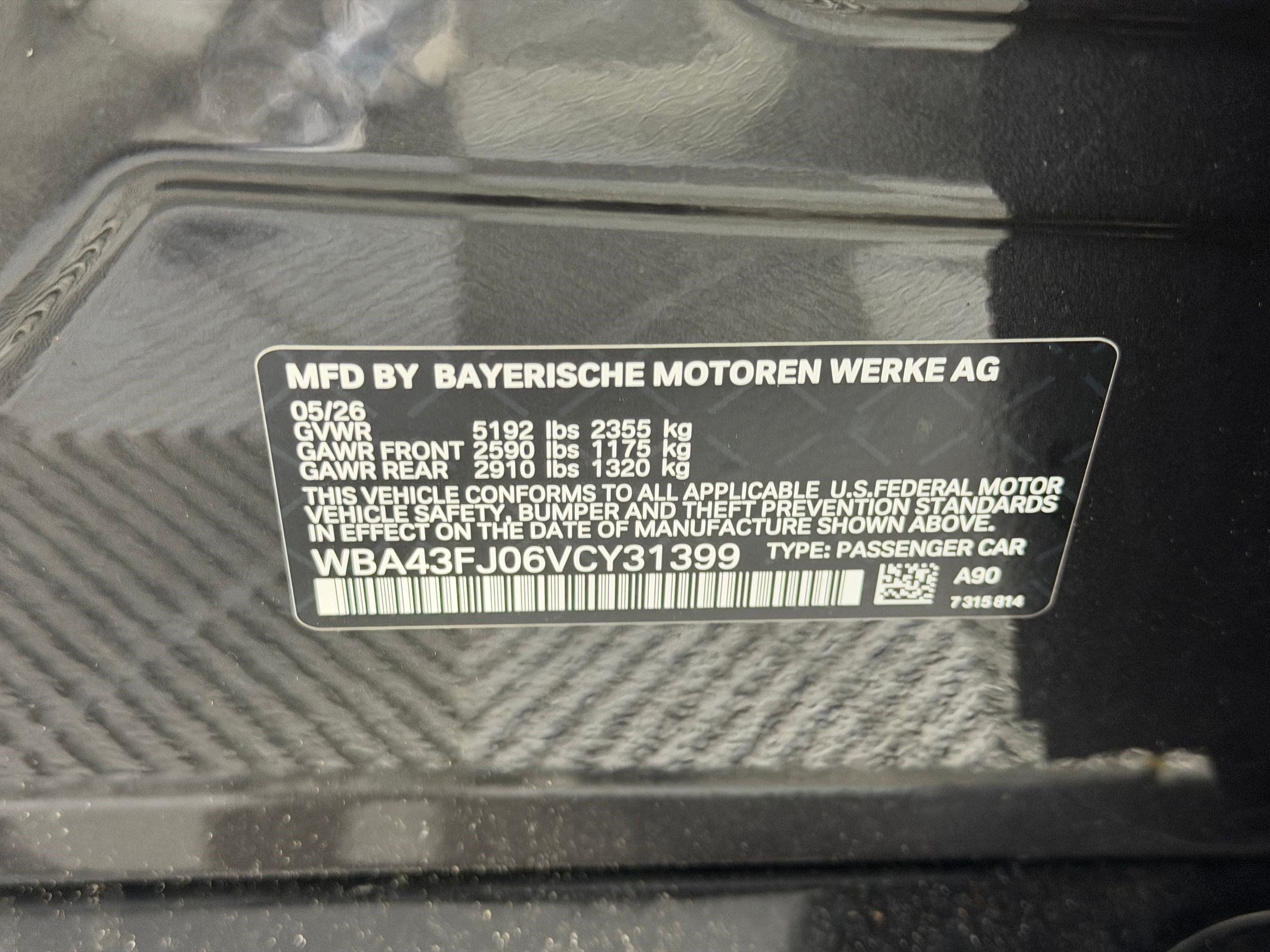Used 2027 BMW 530i w/ M Sport Package RWD image 26