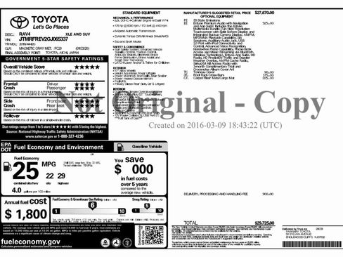 Used 2016 Toyota RAV4 XLE image 2