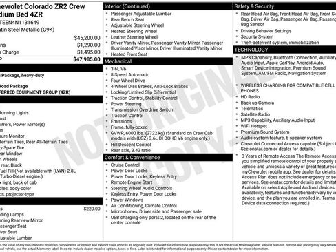 Used 2022 Chevrolet Colorado ZR2 AWD/4WD image 3
