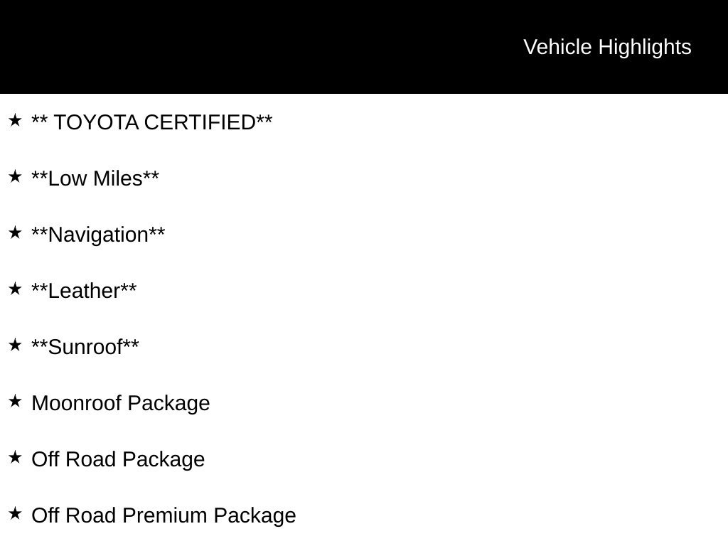 Used 2023 Toyota 4Runner TRD Off-Road Premium w/ Moonroof Package AWD/4WD image 12