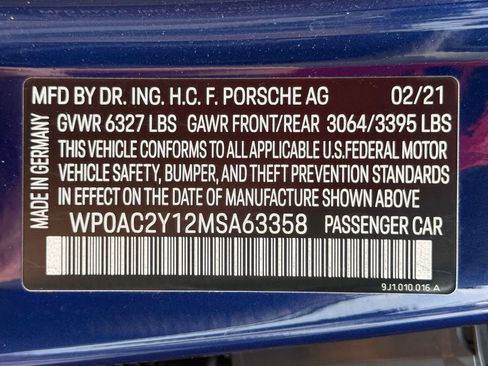 Certified 2021 Porsche Taycan Turbo S AWD/4WD image 41
