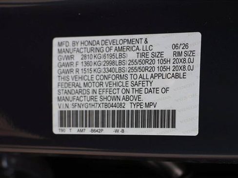 New 2026 Honda Pilot Touring image 24