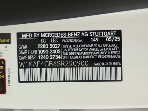 Certified 2025 Mercedes-Benz C 300 Sedan image 32