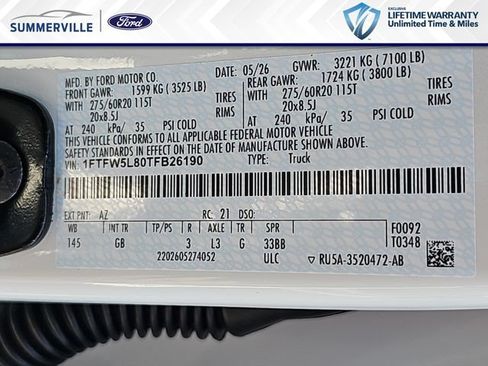 New 2026 Ford F150 Lariat w/ Equipment Group 501A Mid AWD/4WD image 37