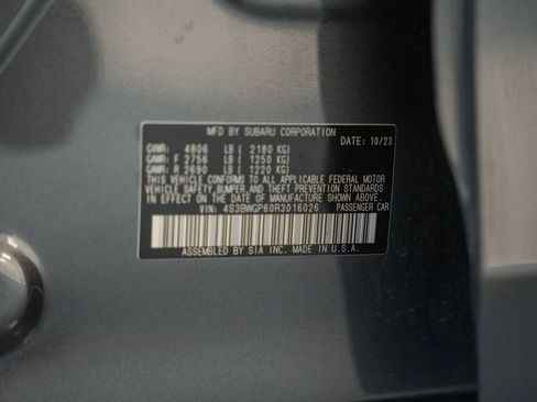 Used 2024 Subaru Legacy Touring XT image 44