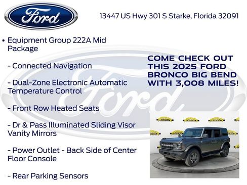 New 2025 Ford Bronco Big Bend image 15