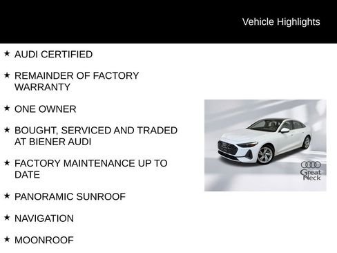 Used 2025 Audi A5 2.0T Premium w/ Convenience Package AWD/4WD image 10