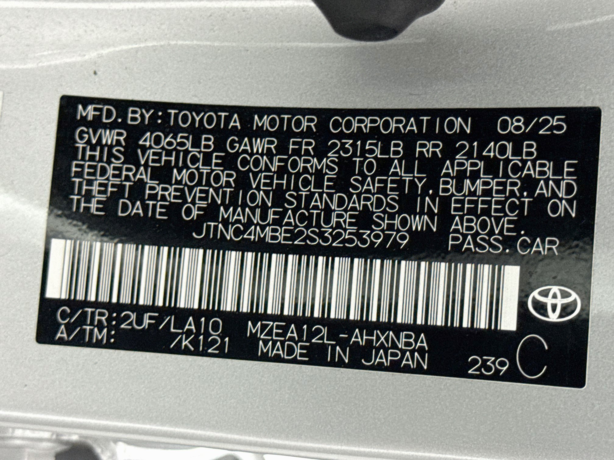 Certified 2025 Toyota Corolla XSE FWD image 24