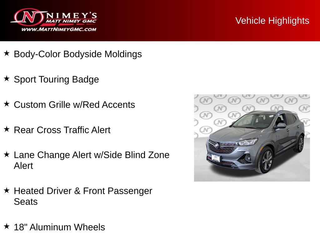 Used 2022 Buick Encore GX Select w/ Sport Touring Package FWD image 16