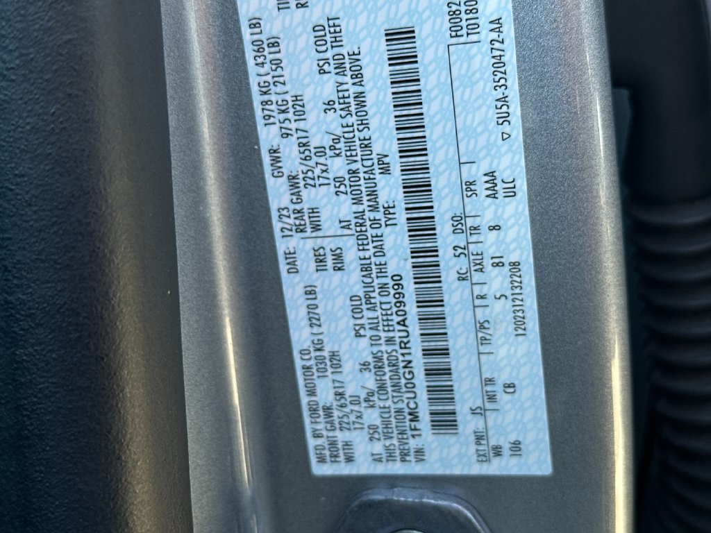 Certified 2024 Ford Escape Active w/ Tech Pack #1 FWD image 30