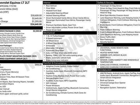 Used 2025 Chevrolet Equinox LT w/ Convenience Package II AWD/4WD image 20