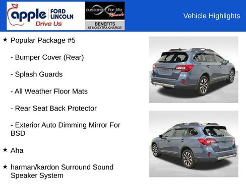 Used 2016 Subaru Outback 2.5i Limited AWD/4WD image 11