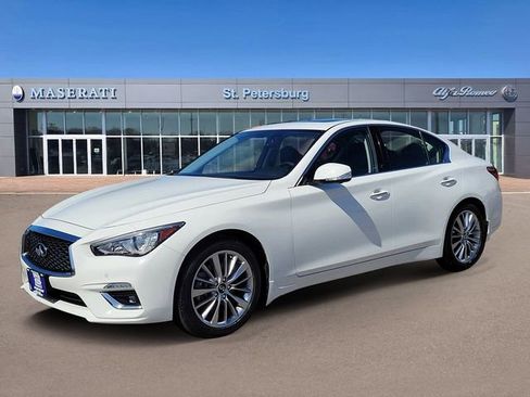 Used 2021 INFINITI Q50 Luxe w/ Cargo Package RWD image 2