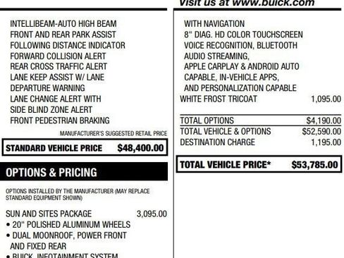 Used 2021 Buick Enclave Premium w/ Sun and Sites Package FWD image 2