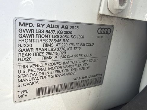 Used 2018 Audi Q7 2.0T Premium Plus w/ Premium Plus Package AWD/4WD image 36