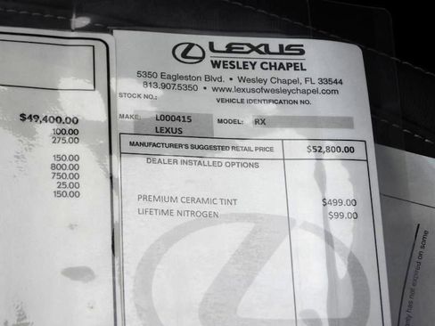 Used 2023 Lexus RX 350 Premium w/ Cold Area Package FWD image 85