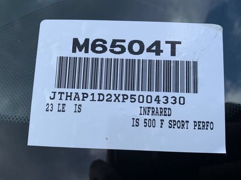Used 2023 Lexus IS 500 RWD image 47