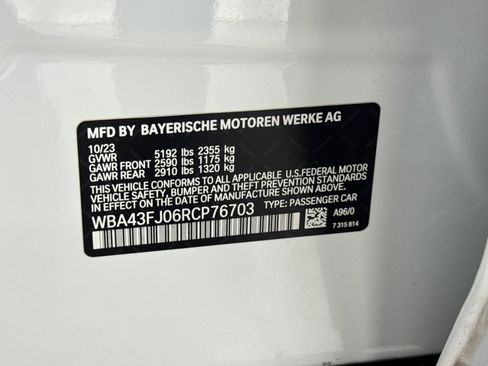 Certified 2024 BMW 530i w/ Convenience Package RWD image 29