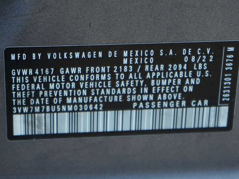 Used 2022 Volkswagen Jetta SE FWD image 49