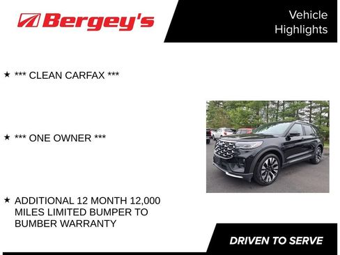 Used 2025 Ford Explorer Platinum w/ LUX Leather Package AWD/4WD image 4