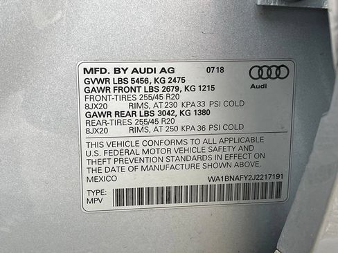 Used 2018 Audi Q5 2.0T Premium Plus w/ Premium Plus Package AWD/4WD image 43