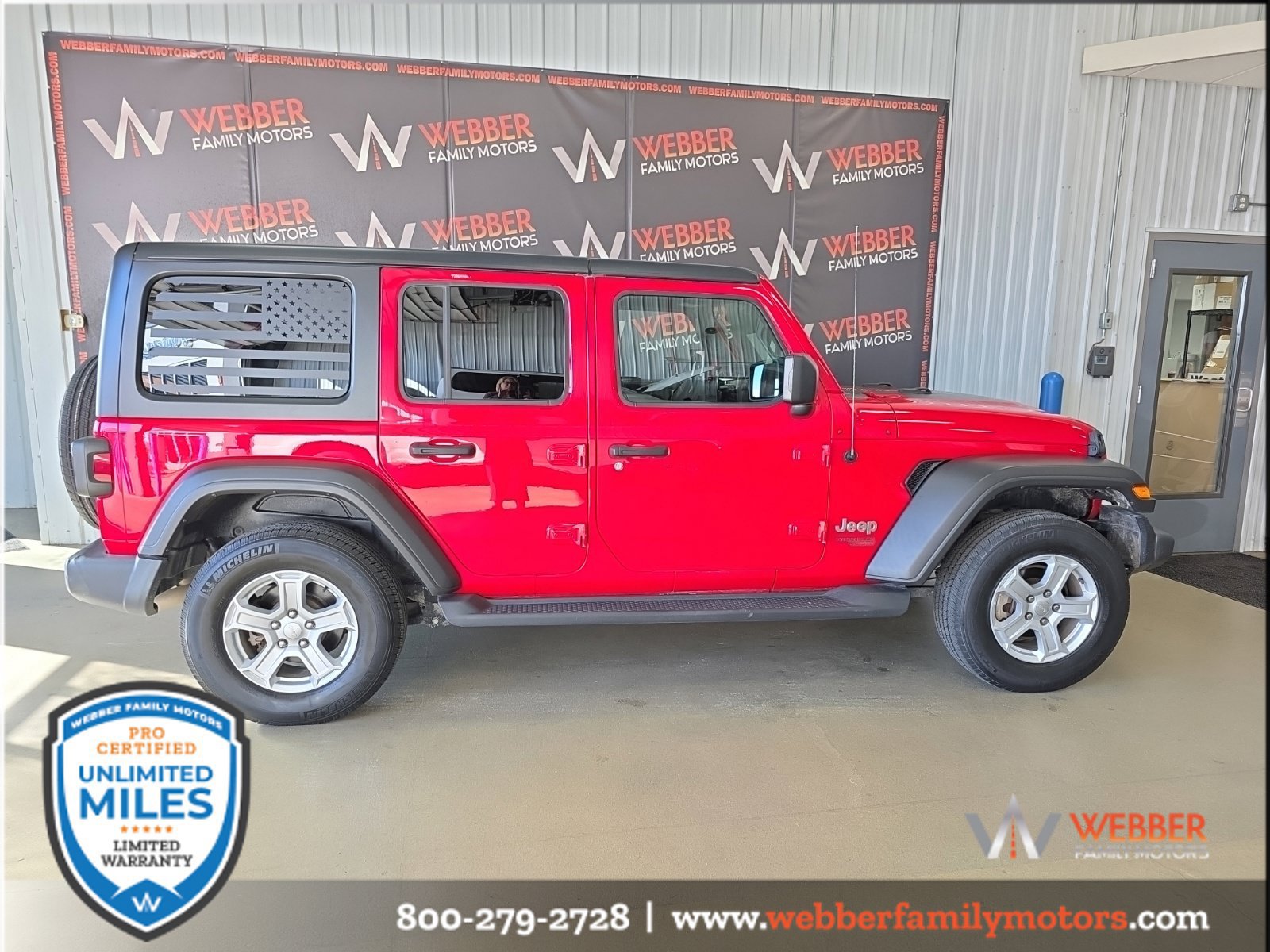 Used 2021 Jeep Wrangler Unlimited Sport AWD/4WD image 4