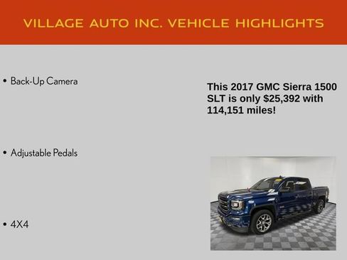 Used 2017 GMC Sierra 1500 SLT AWD/4WD image 21