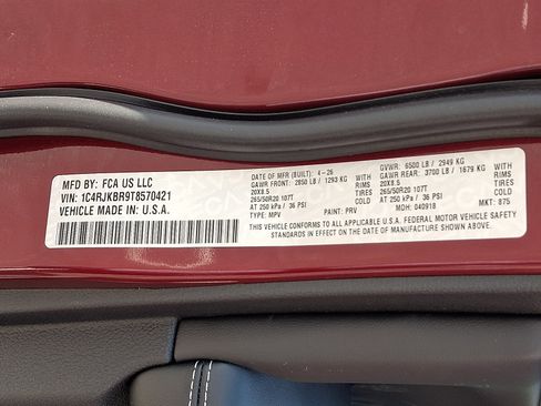 New 2026 Jeep Grand Cherokee L Limited AWD/4WD image 18