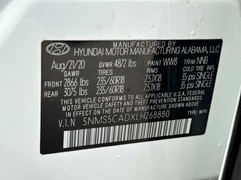 Used 2020 Hyundai Santa Fe Limited w/ Cargo Package AWD/4WD image 36