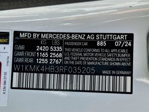Used 2024 Mercedes-Benz CLE 300 4MATIC Cabriolet image 38