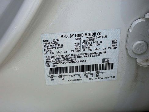 Used 2024 Ford Explorer ST w/ Equipment Group 401A AWD/4WD image 47