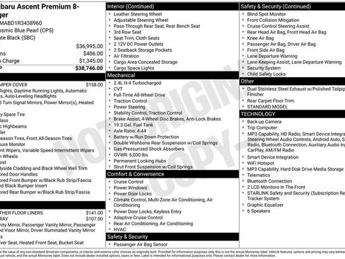 Used 2024 Subaru Ascent Premium AWD/4WD image 3