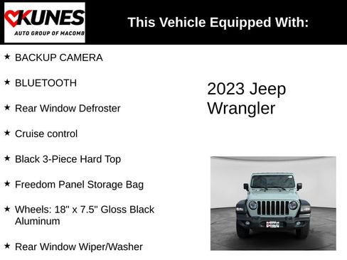 Used 2023 Jeep Wrangler Unlimited Sport AWD/4WD image 3