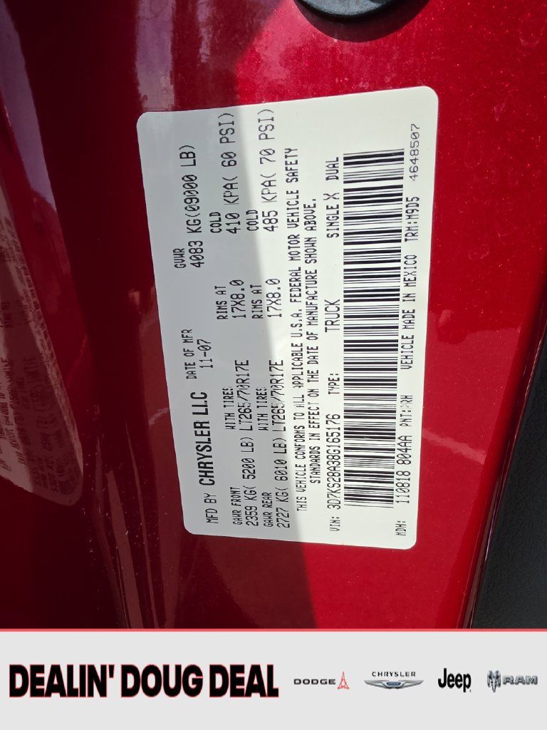 Used 2008 Dodge Ram 2500 Truck SLT w/ Trailer Tow Group AWD/4WD image 28