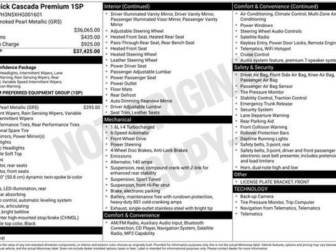 Used 2017 Buick Cascada Premium image 5