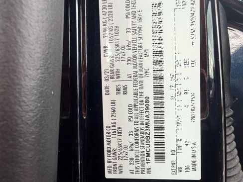 Used 2021 Ford Escape SE image 34