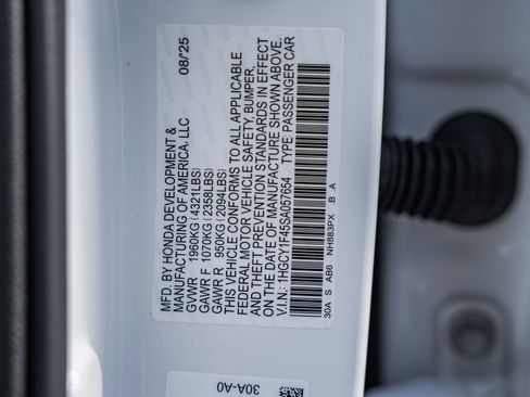 New 2025 Honda Accord SE image 38