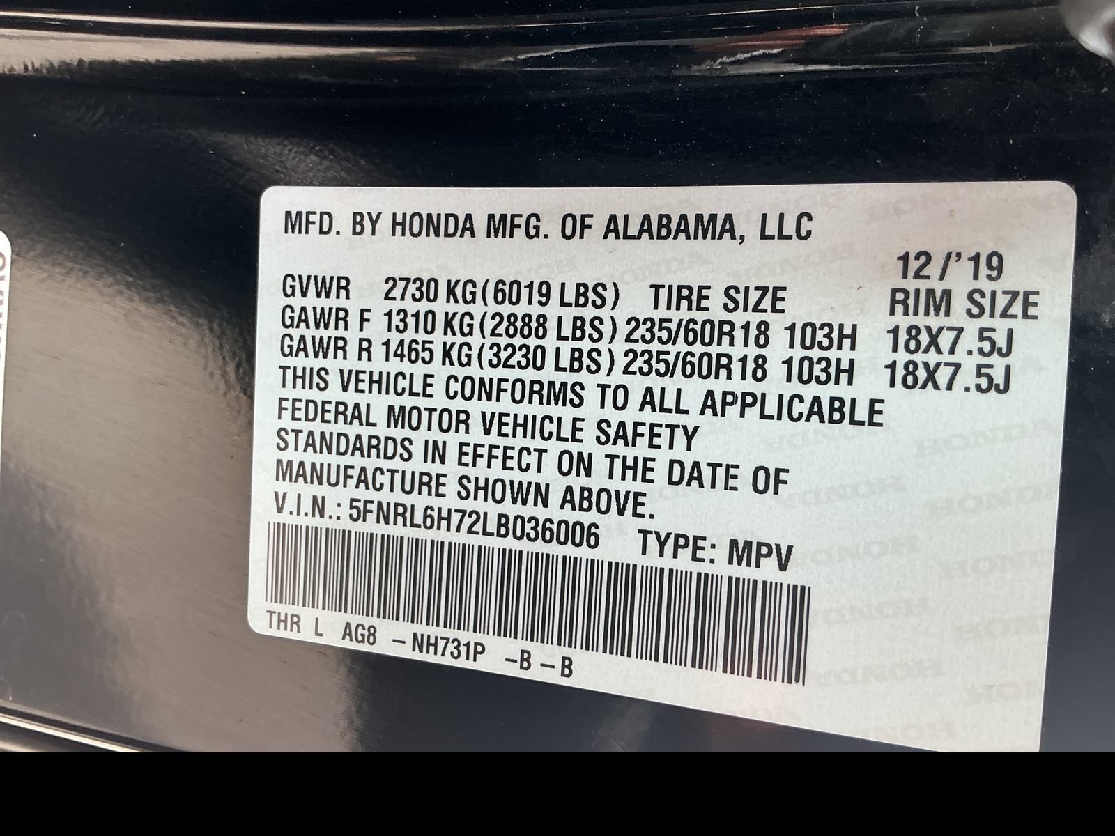 Used 2020 Honda Odyssey EX-L image 25