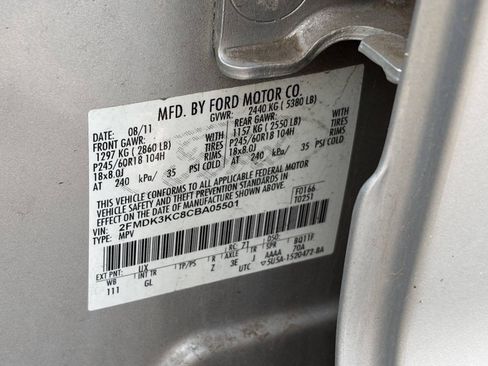 Used 2012 Ford Edge Limited w/ Vision Pkg FWD image 12
