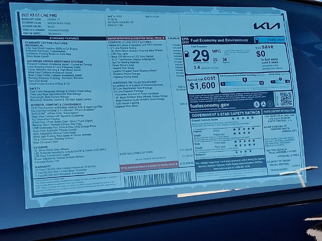 New 2027 Kia K5 GT-Line w/ GT-Line Premium Package FWD image 19