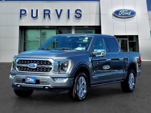 Certified 2021 Ford F150 Platinum w/ Equipment Group 701A High AWD/4WD image 1