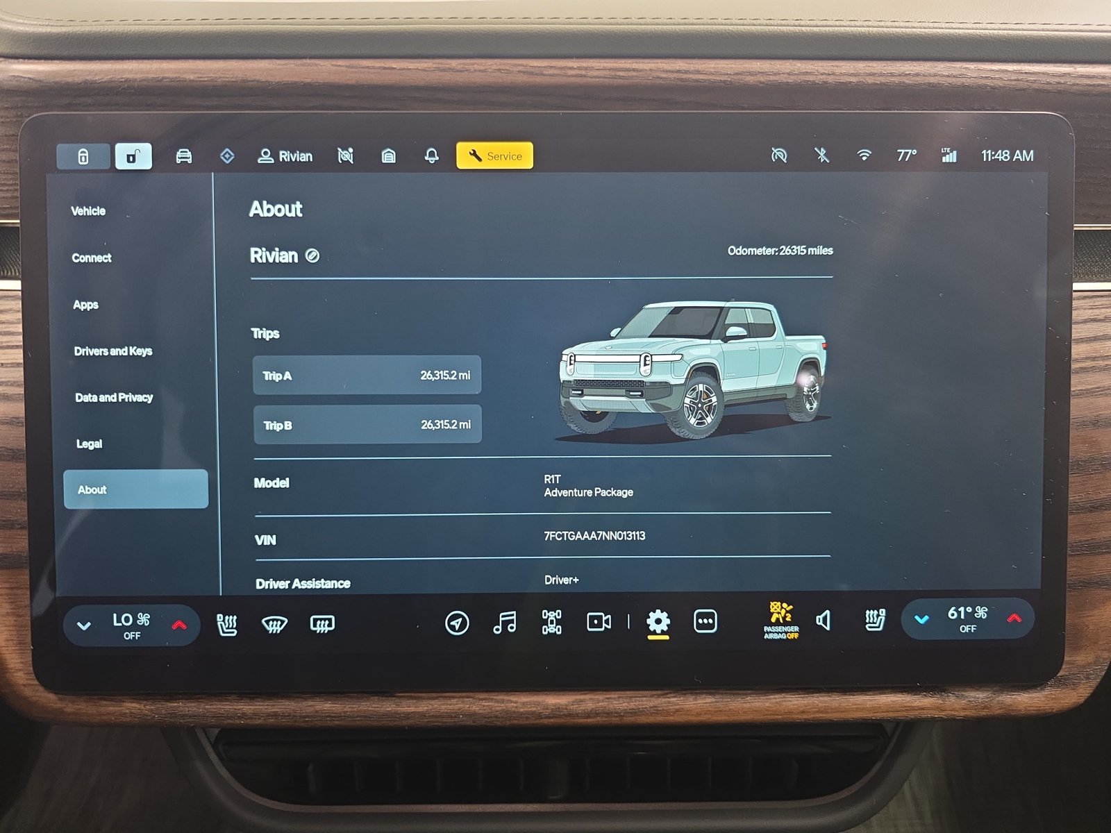 Used 2022 Rivian R1T Adventure AWD/4WD image 27