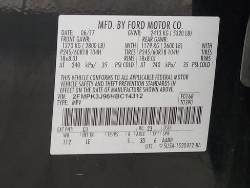 Used 2017 Ford Edge SEL w/ Equipment Group 201A image 33