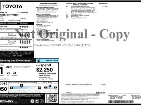 Used 2021 Toyota Tacoma SR image 4