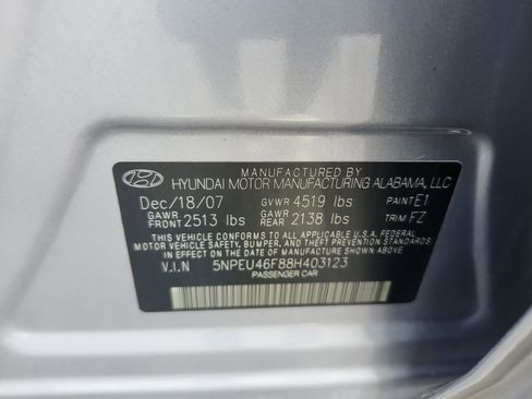 Used 2008 Hyundai Sonata SE FWD image 22