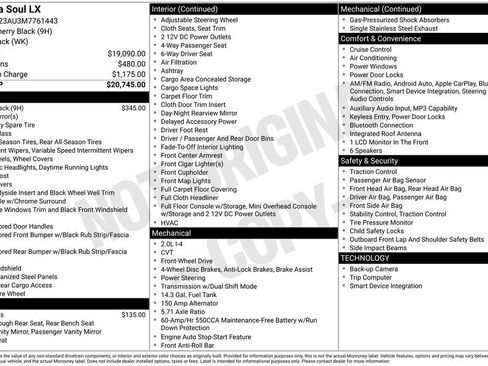 Certified 2021 Kia Soul LX image 2