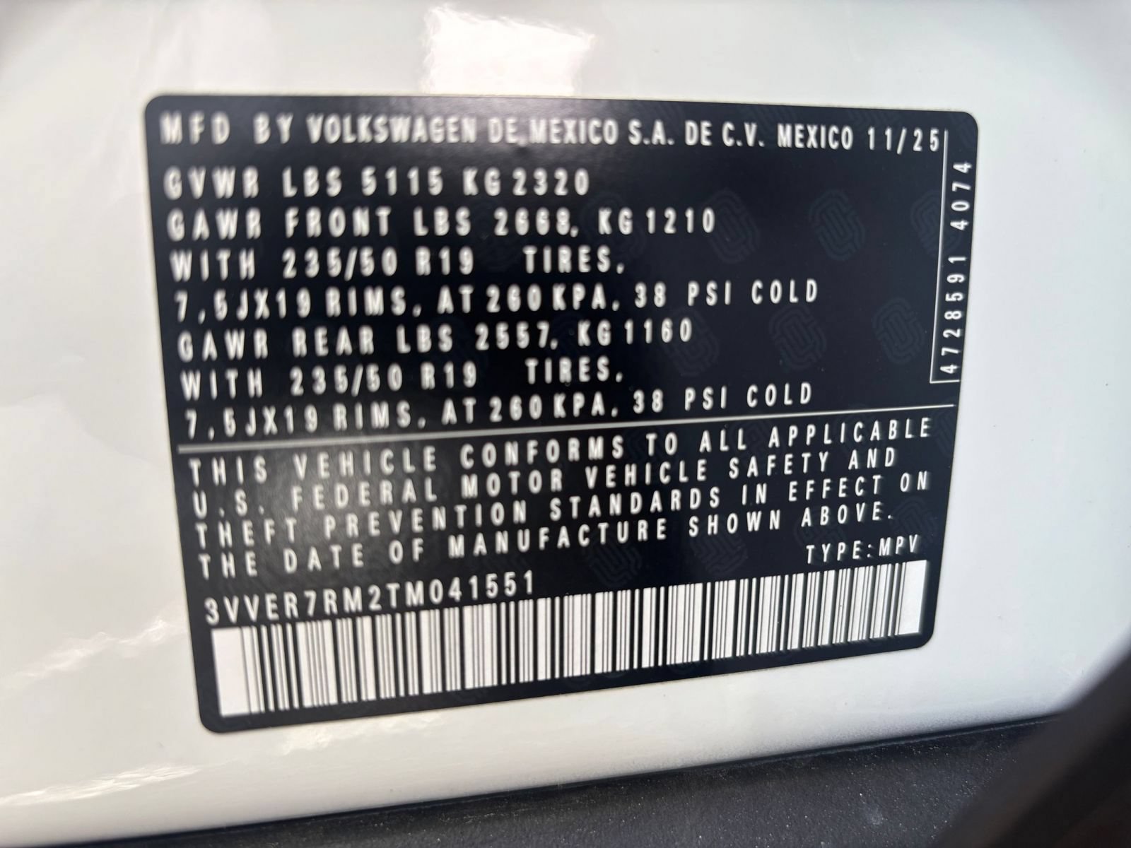 Used 2026 Volkswagen Tiguan SE AWD/4WD image 30