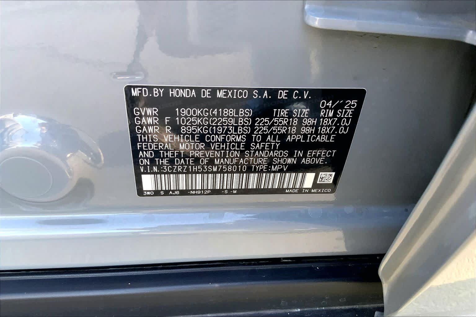 Used 2025 Honda HR-V Sport image 36