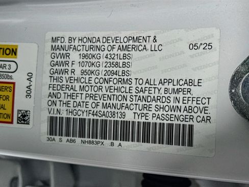 Used 2025 Honda Accord SE image 40