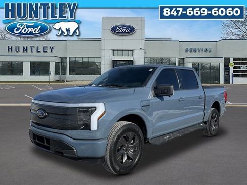 Used 2023 Ford F150 Lightning XLT w/ Equipment Group 312A High image 1